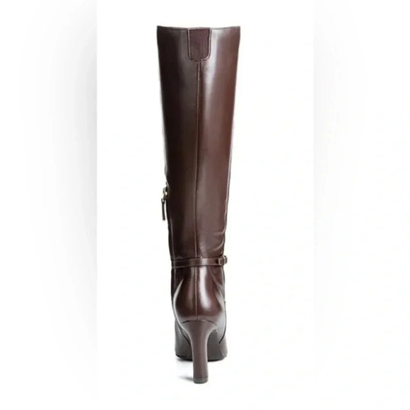 Naturalizer 🆕 NEW Henny Riding Leather Boot, Knee Rising Size 8 1/2 - Picture 3 of 9